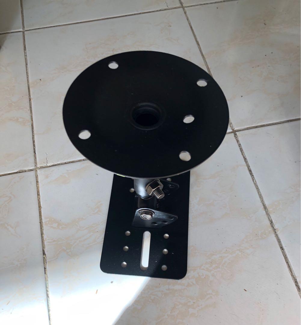 Speaker bracket / 1 pc. (Category: Soundbars, Speakers & Amplifiers) located in Makati City. Submitted by sounddimension.475 (Listing ID 1069712080, Image 3). Description: Speaker bracket Black metal Brand new One pc only.