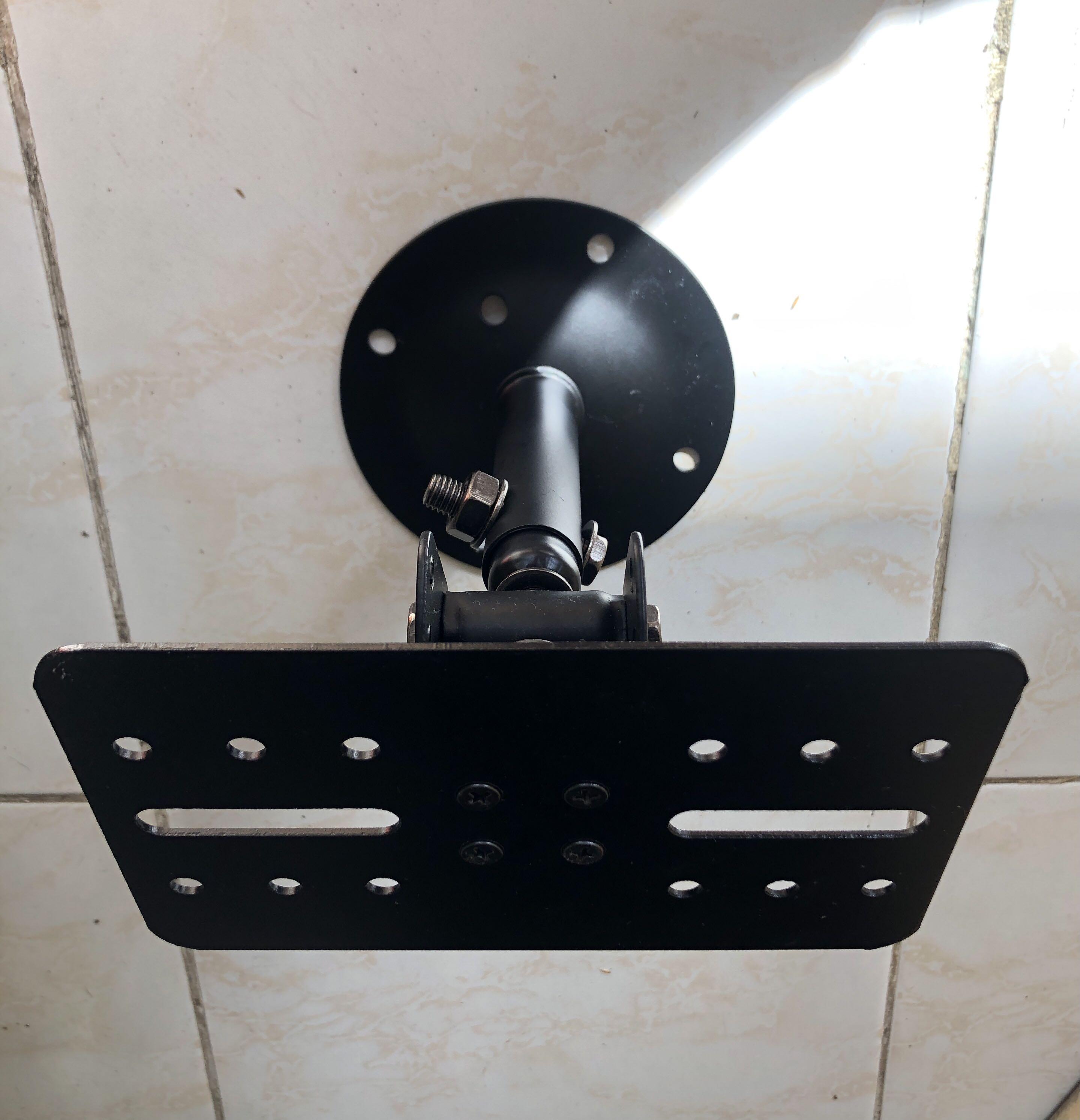 Speaker bracket / 1 pc. (Category: Soundbars, Speakers & Amplifiers) located in Makati City. Submitted by sounddimension.475 (Listing ID 1069712080, Image 1). Description: Speaker bracket Black metal Brand new One pc only.