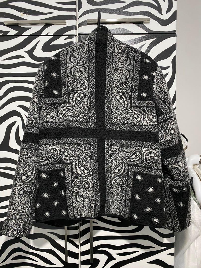 オンラインストア最安値 Supreme Reversible Bandana Fleece Jacket ...