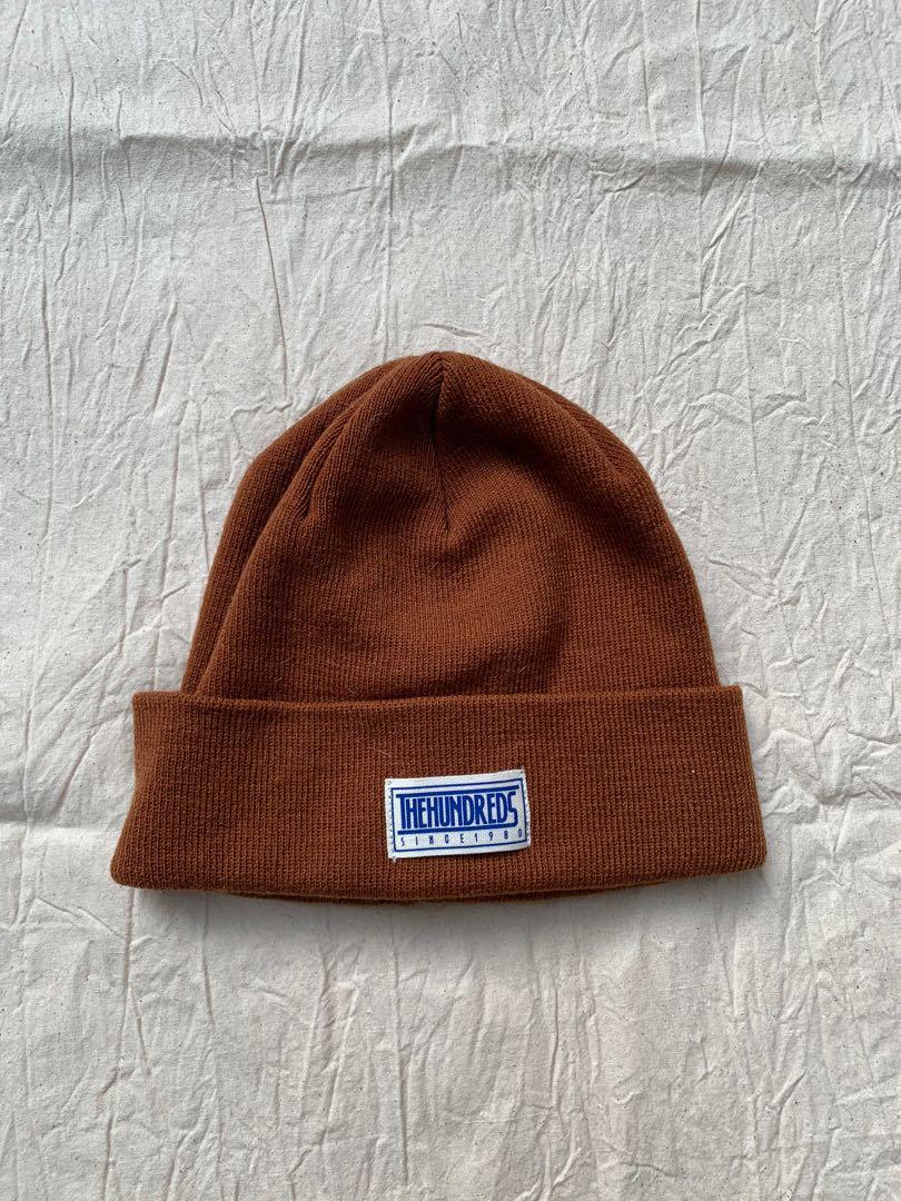 Brown beanie cap clearance