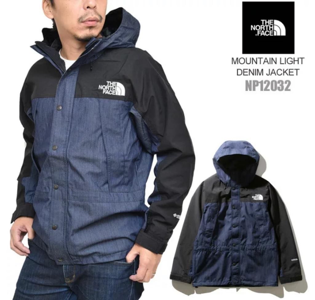 TNF JAPAN Mountain Light Denim Goretex Jacket, 男裝, 外套及戶外