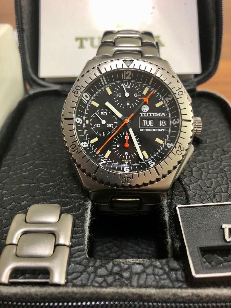 Tutima chronograph sales military