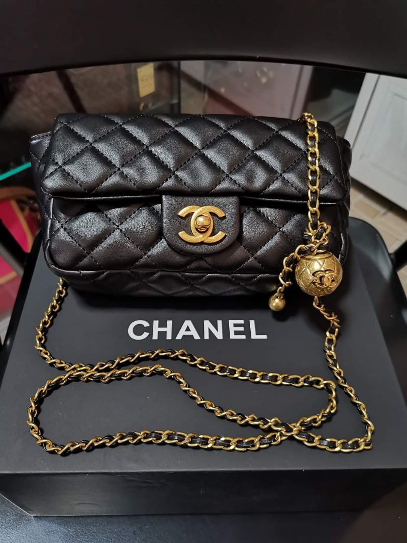 SOLD Chanel VIP Gift Mesh Bag Gold Chain New  Bags Mesh tote bag  Chanel