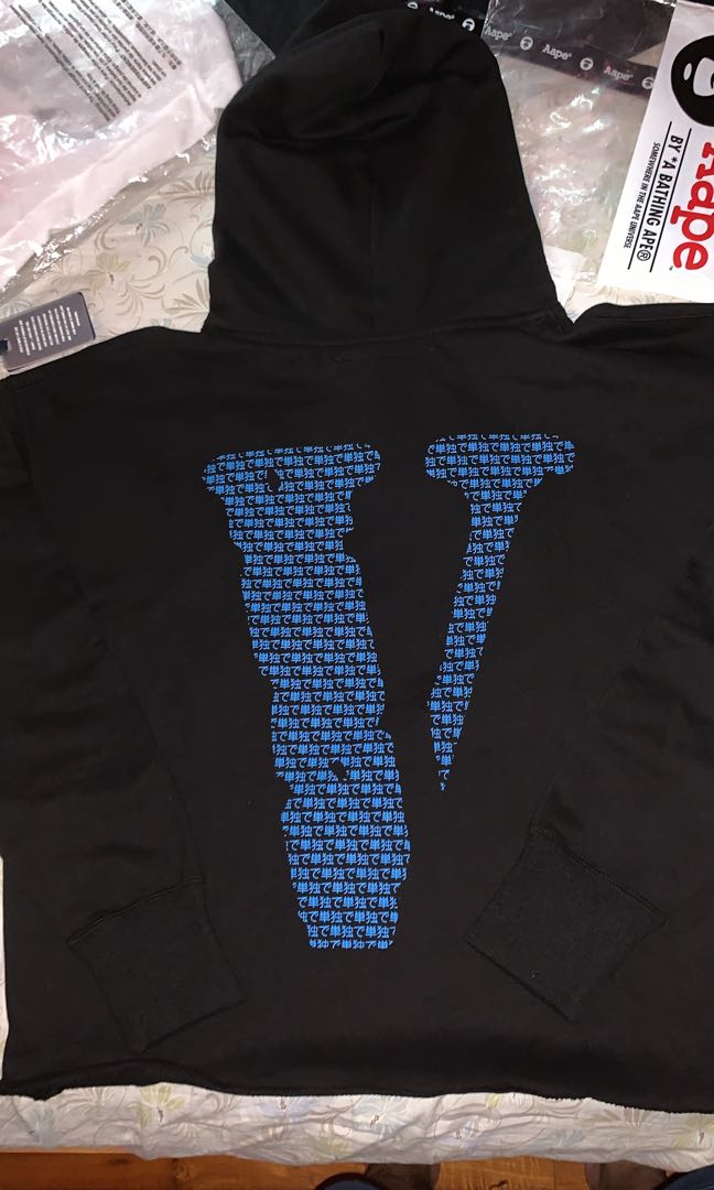 Vlone friends hoodie Men s Fashion Tops Sets Hoodies on Carousell