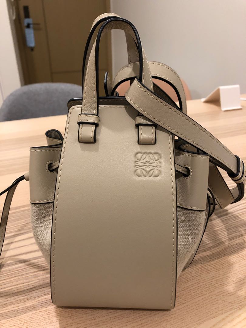With receipt Loewe hammock mini light oat