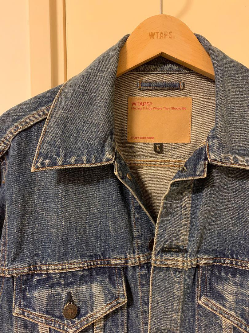 WTAPS Cotton Denim Jacket size L, 男裝, 外套及戶外衣服- Carousell