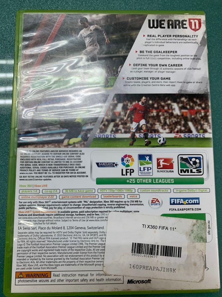 Xbox 360 fifa 11 (Category: Xbox) located in Pasay City. Submitted by ayinong168 (Listing ID 1069791425, Image 3). Description: Item is in good condition working pm for details.