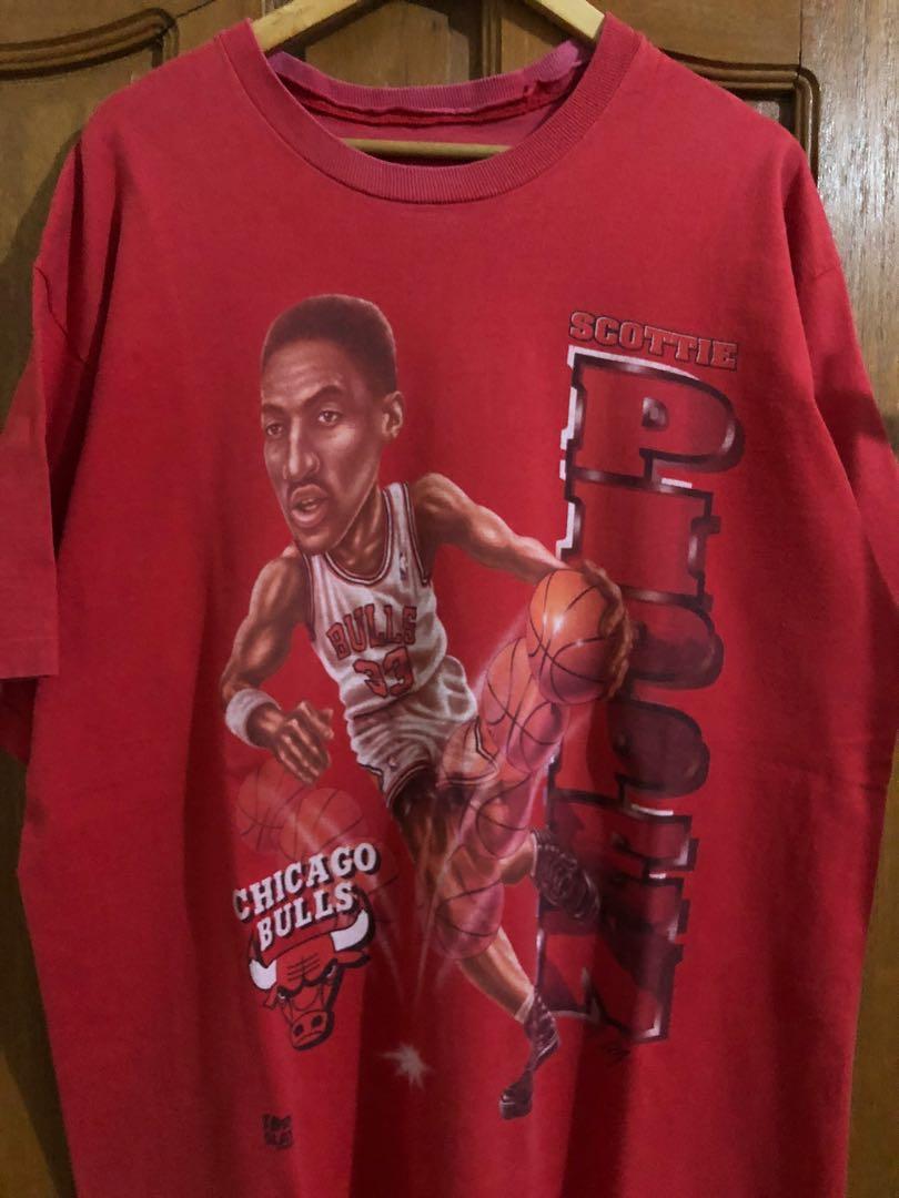 Vintage Scottie Pippen Chicago Bulls Pro Player T-Shirt Women size S —