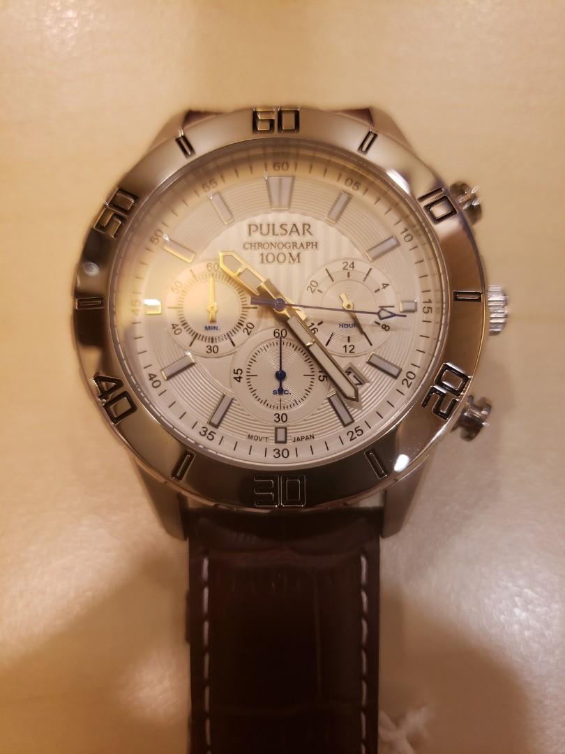 Pulsar Chronograph 100m PT3433X1 Carousell