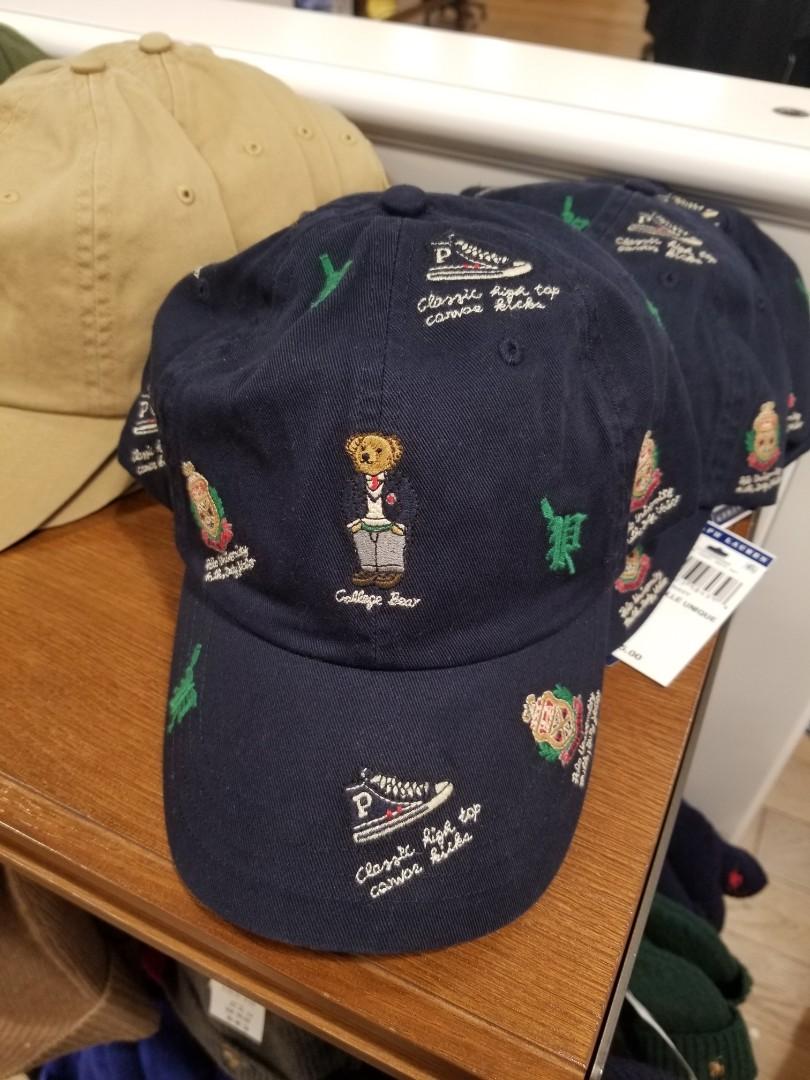 代購Ralph Lauren Polo Bear Cap帽gucci surpreme, 男裝, 手錶及配件, 棒球帽、帽- Carousell