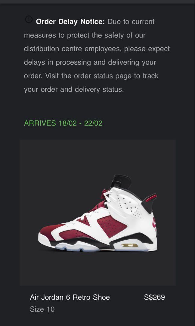 Jordan 6 size 10 clearance