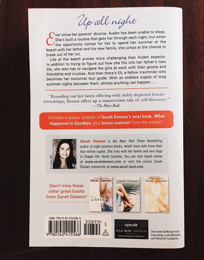 Along for the Ride - Sarah Dessen (Category: Storybooks) located in Imus. Submitted by vncxx (Listing ID 1069924590, Image 2). Description: Sarah Dessen’s “Along for the Ride” Still in very good condition! :) Price is slightly negotiable so message me your offers! Rfs: I need funds + decluttering MOP: Gcash/Paymaya.