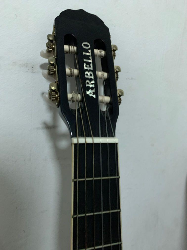 Arbello acoustic guitar, Hobbies & Toys, Music & Media, Musical ...