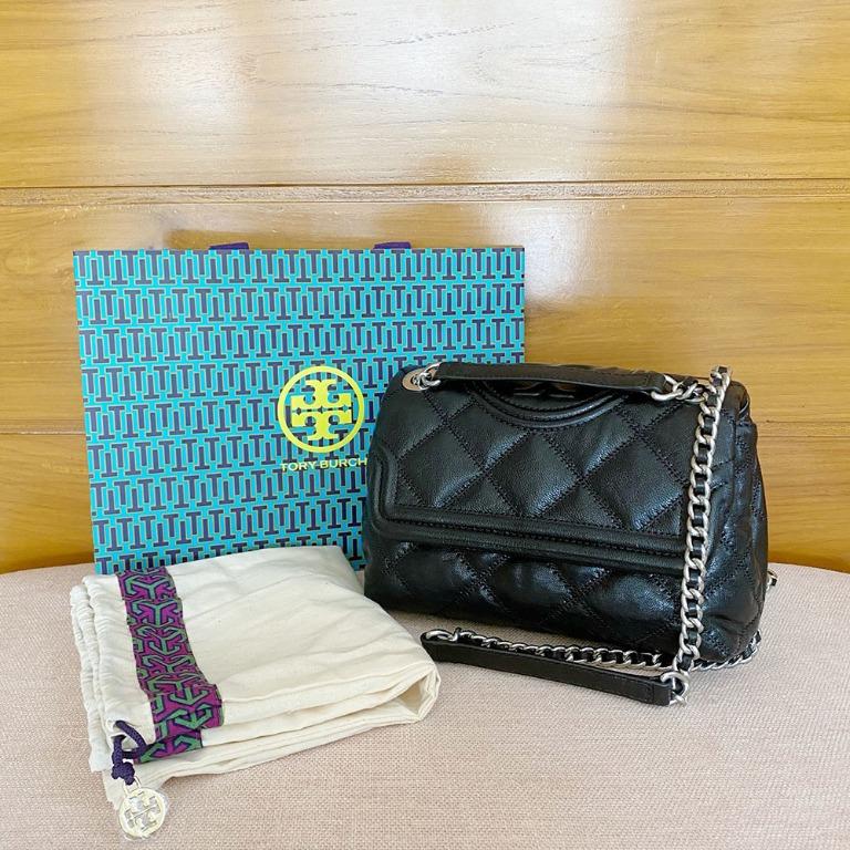 AUTHENTIC TORY BURCH FLEMING GREEN CROSSBODY BAG, Luxury, Bags & Wallets on  Carousell