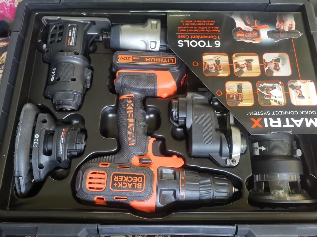 Black and decker combo kit. 6 in 1, 興趣及遊戲, 手作＆自家設計, 工藝用品及工具 Carousell