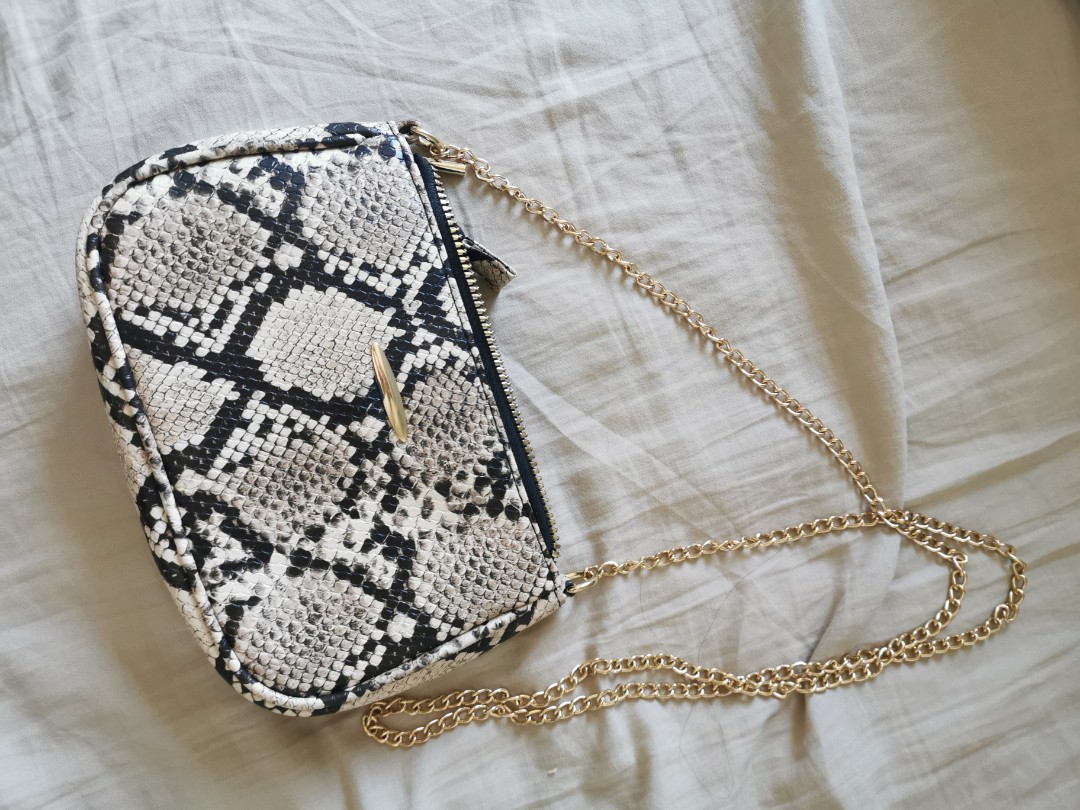 Primark store snakeskin bag