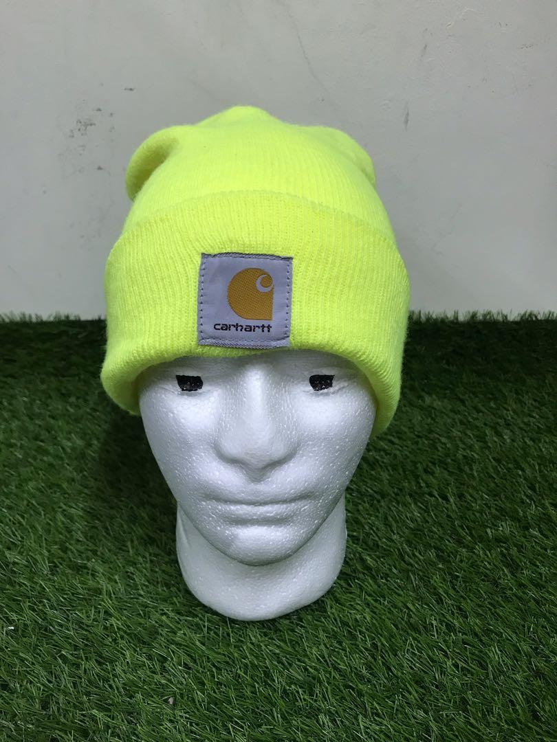 Neon carhartt hot sale beanie