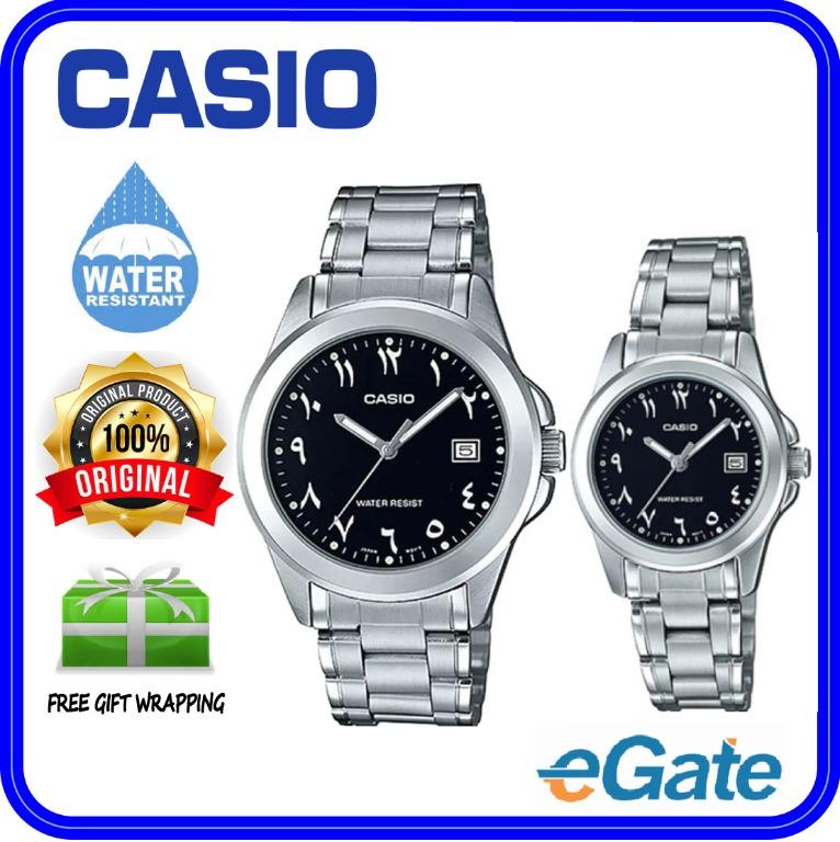 Casio MTP 1215A 1B3 LTP 1215A 1B3 Couple Analog Date Functioning