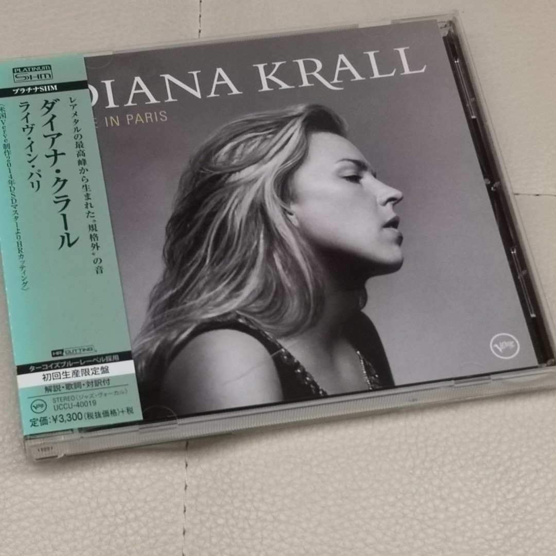 新品 高音質 レコード diana krall live in paris LP - レコード