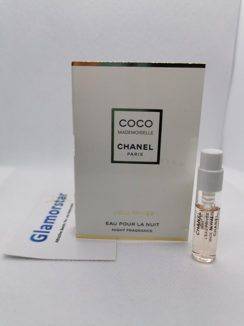 Chanel Coco Mademoiselle L'eau Privee Eau Pour La Nuit Night Fragrance  sample vial 1.5ml New, Beauty & Personal Care, Fragrance & Deodorants on  Carousell
