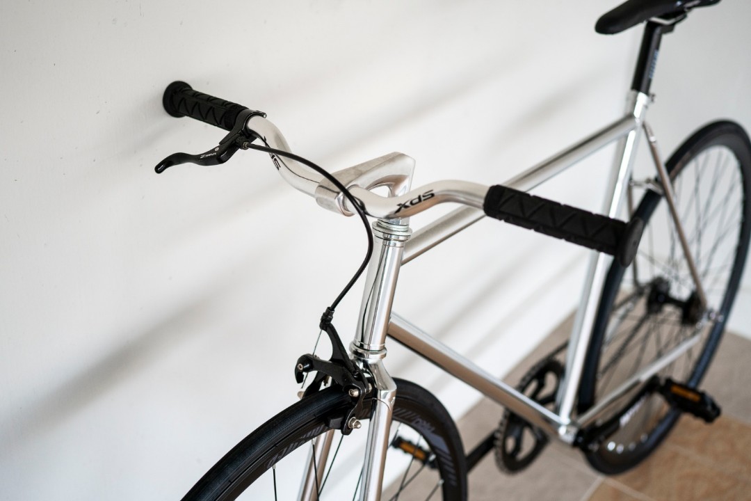 Chrome fixie with front brake Sports Equipment Bicycles Parts