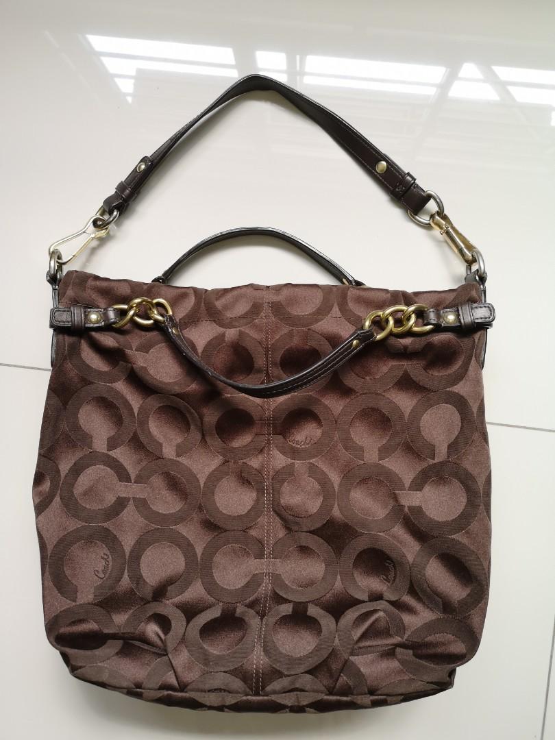 Fabric on sale coach bags
