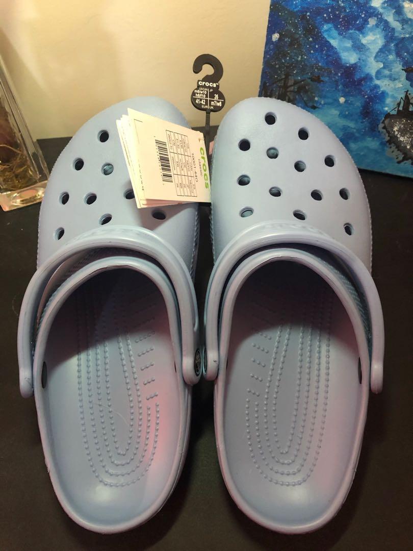 crocs classic clog chambray blue