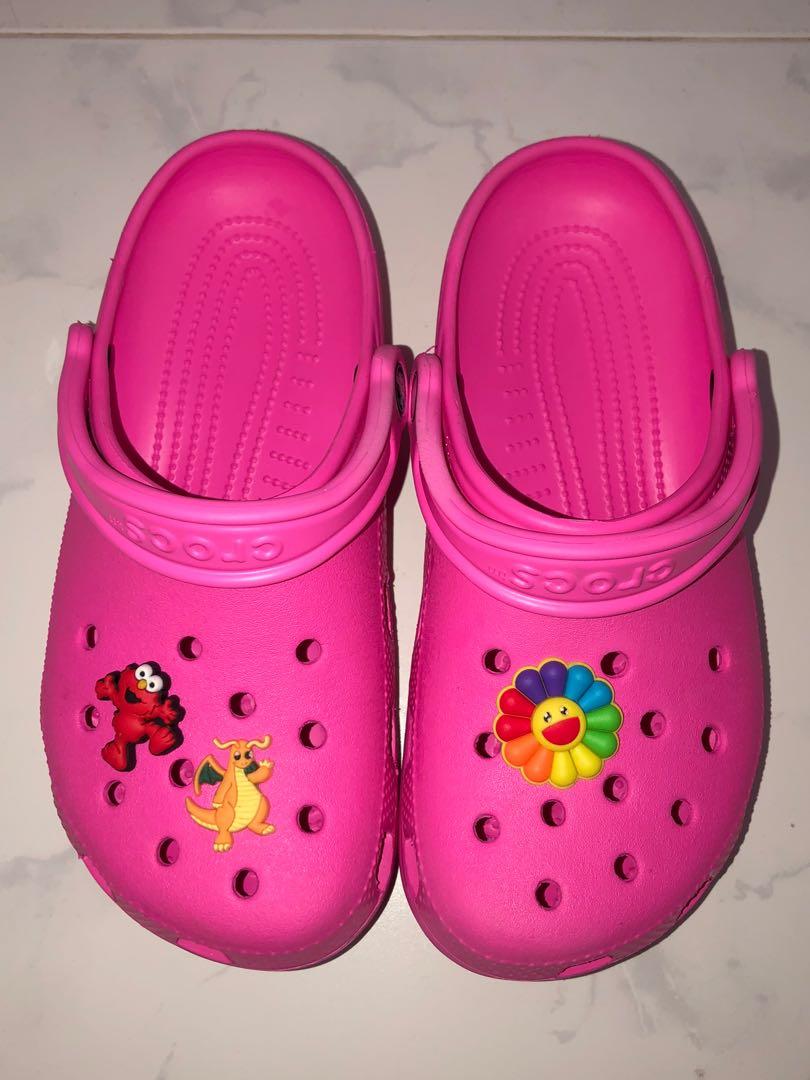 Crocs Hot Pink W Free Jibbitz