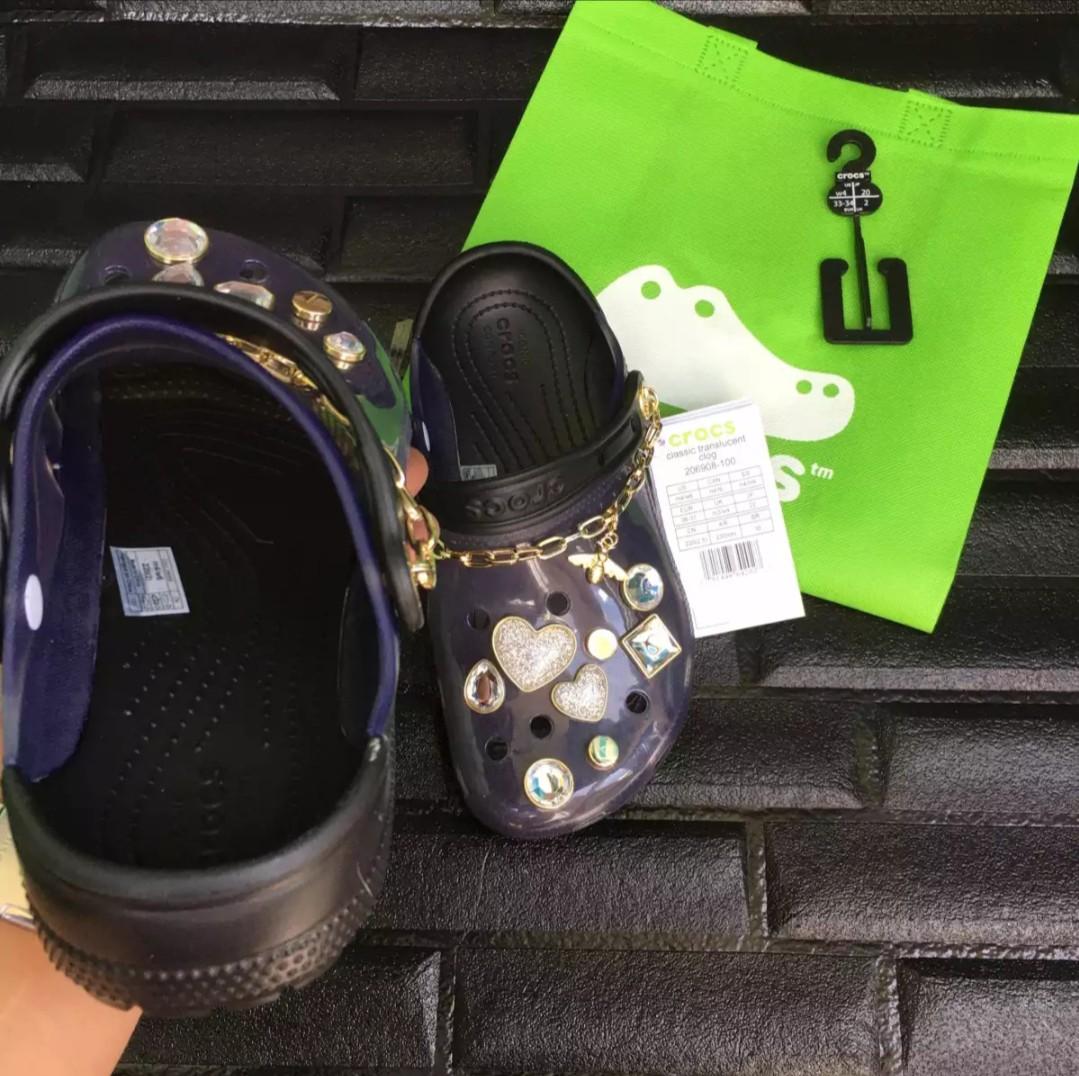 Crocs metal jibbitz sales