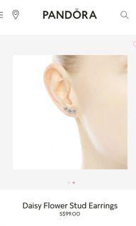 PANDORA Daisy Flower Stud earrings