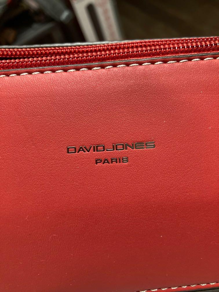 Buy David Jones Red Sling Bag - Handbags for Women 1621344