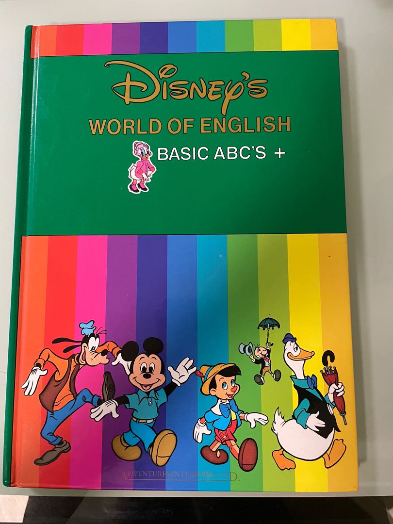 Disney's World of English - Basic ABC's +, 興趣及遊戲, 書本& 文具 