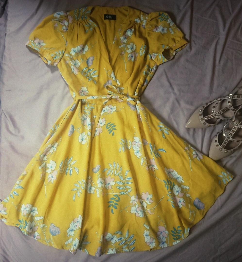Dotti yellow dress clearance