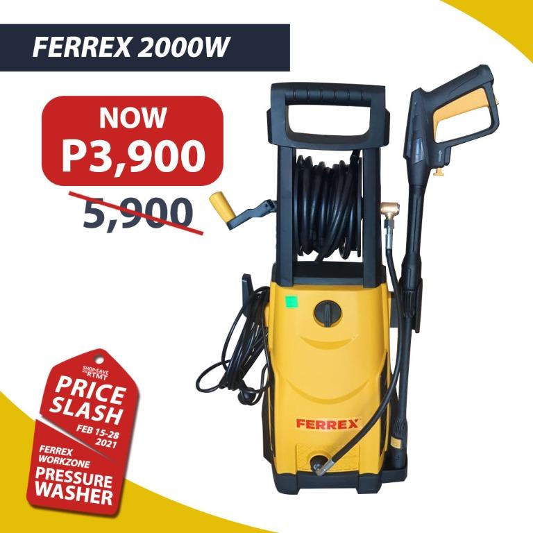 Ferrex 2000W Pressure Washer, Furniture & Home Living, Cleaning