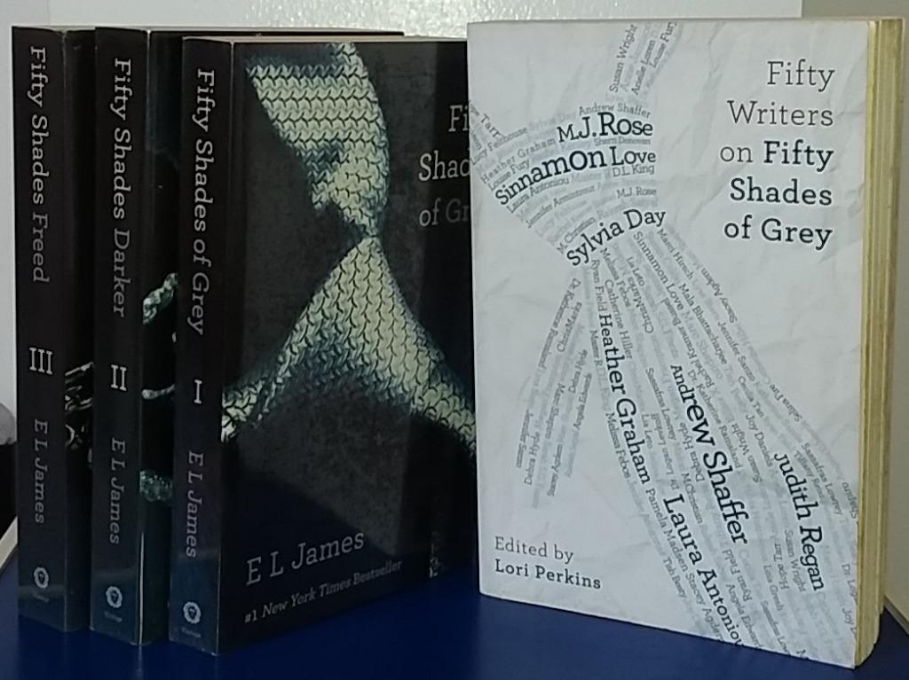 Fifty Writers On Fifty Shades Of Grey The Fifty Shades Trilogy 4 Book Set Hobbies Toys Books Magazines Children S Books On Carousell