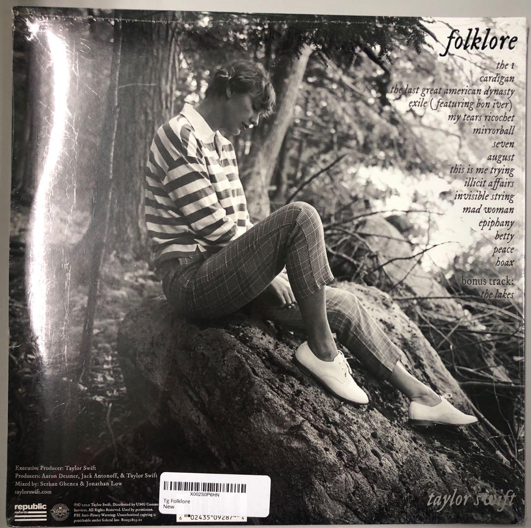 Folklore by Taylor Swift Vinyl Record Sealed and Brand New