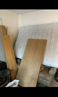 Free - pickup only - IKEA queen bed set + mattress + 2 pc couch