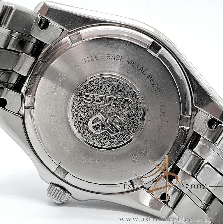 Grand Seiko SBGF001 Black Dial 8J56-800 Steel 38mm Quartz, Luxury, Watches  on Carousell