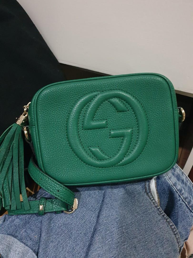 Gucci soho disco bag emerald green discount