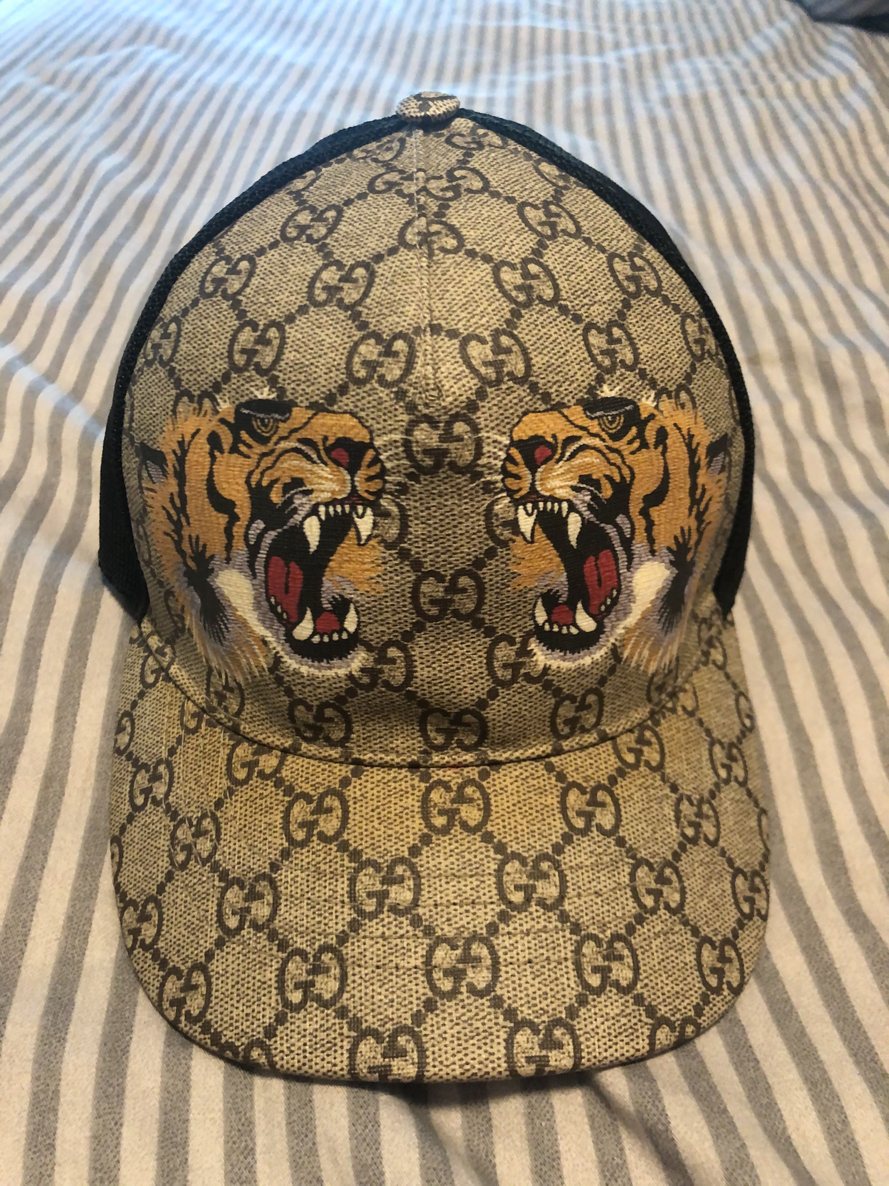 Gucci Tiger Cap, Men's Fashion, Watches & Accessories, Caps & Hats on ...