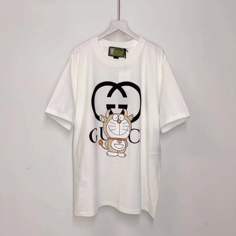 Gucci x doraemon unisex cotton oversize t-shirt, Men's Fashion, Tops &  Sets, Tshirts & Polo Shirts on Carousell