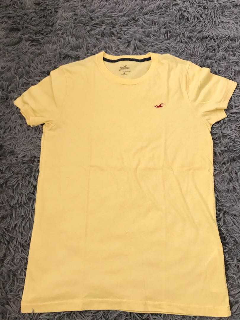 Hollister yellow men cheap