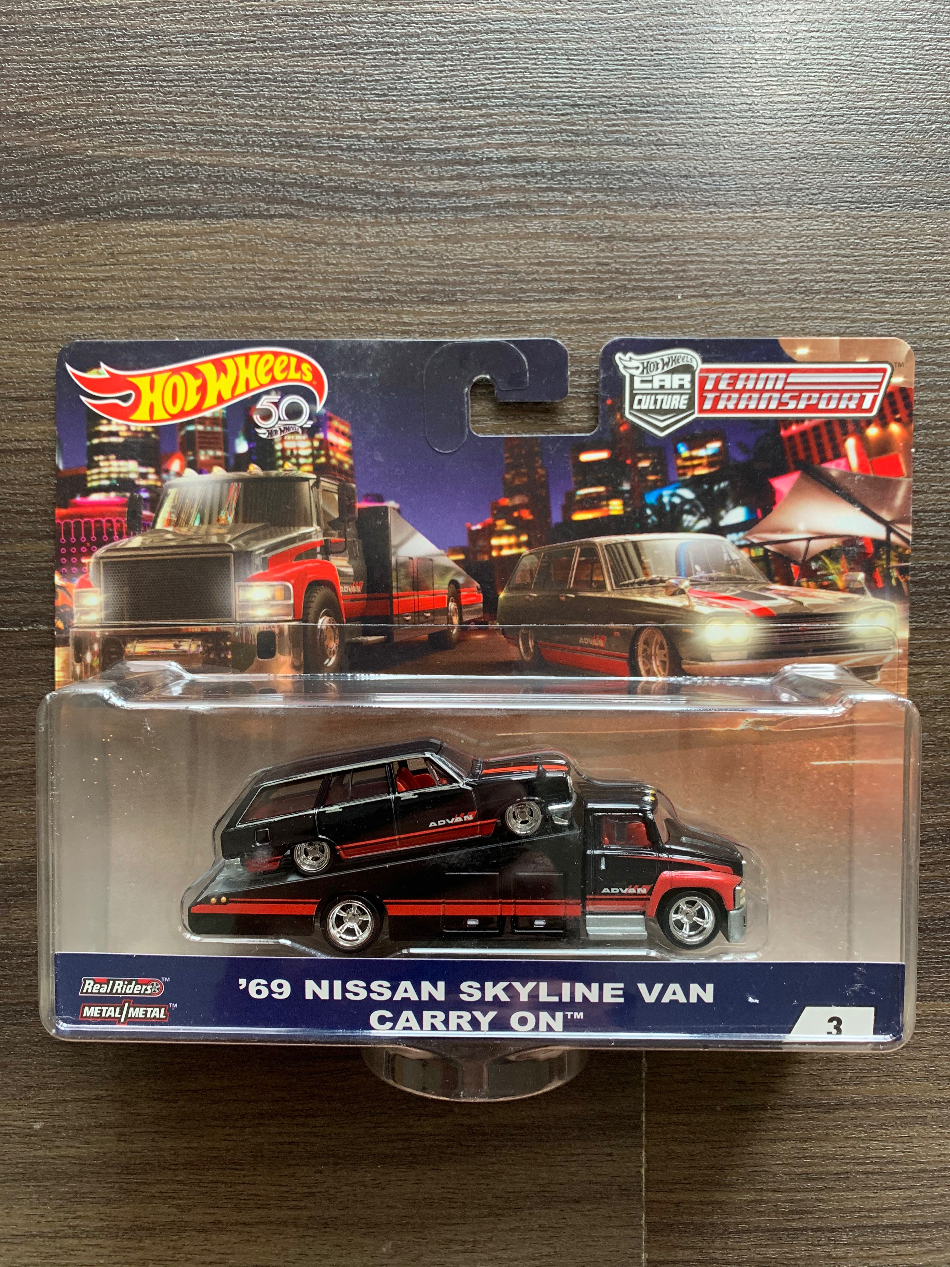 Hot Wheels Team Transport Series 3 69 Nissan Skyline Hobbies