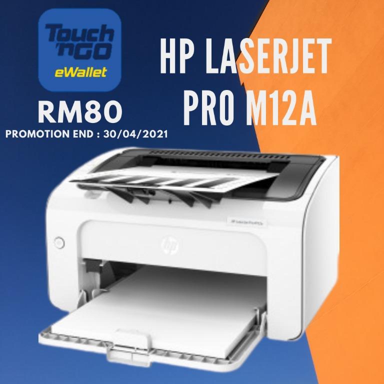 Hp Laserjet M12a Printer Free Tng E Wallet Credits Rm80 Till 30 04 2021 Electronics Computers Others On Carousell