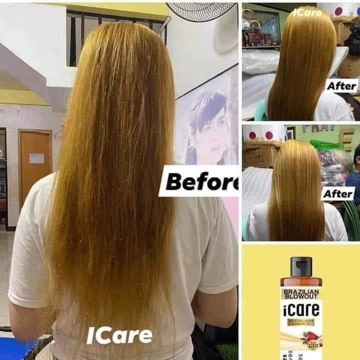 ICARE BRAZILLIAN TREATMENT (Category: Hair Removal) located in Manila. Submitted by chamzworld (Listing ID 1069999032, Image 2). Description: TRENDING NGAYON 😍😍😍 Dry naba ang iyong hair?? Gustong ma maintain ang hair rebonded?? Gustong magmukang rebonded?? i iCARE molang yan ✔️ Mapapaganda mona ang buhok mo no need na umalis sa bahay 🤗.