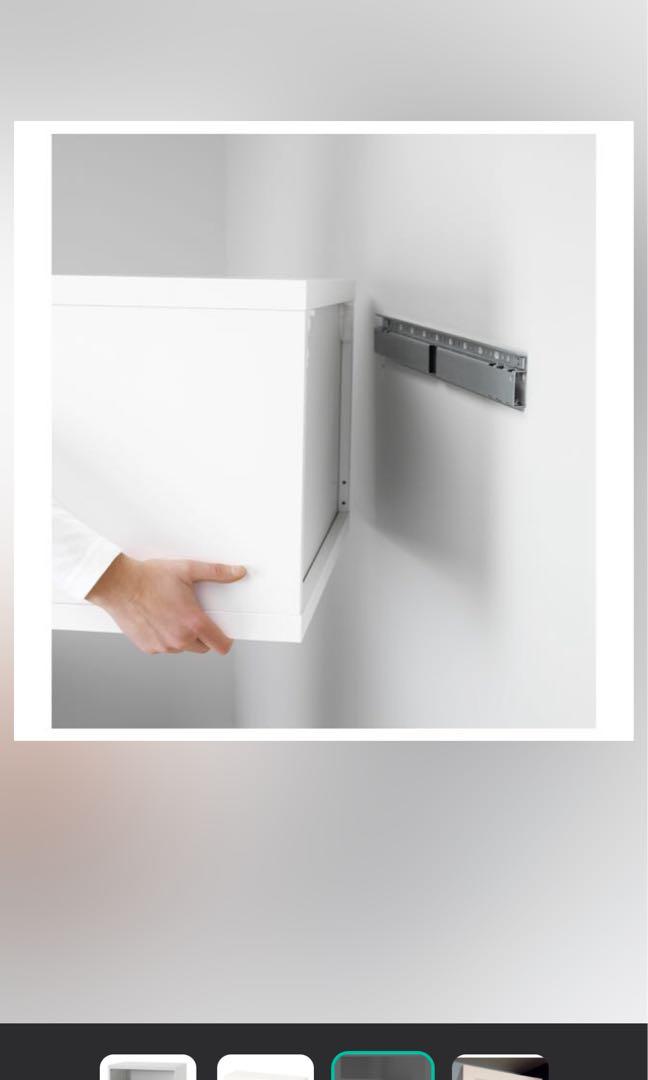 IKEA Besta shelf extension with free door, Furniture & Home Living