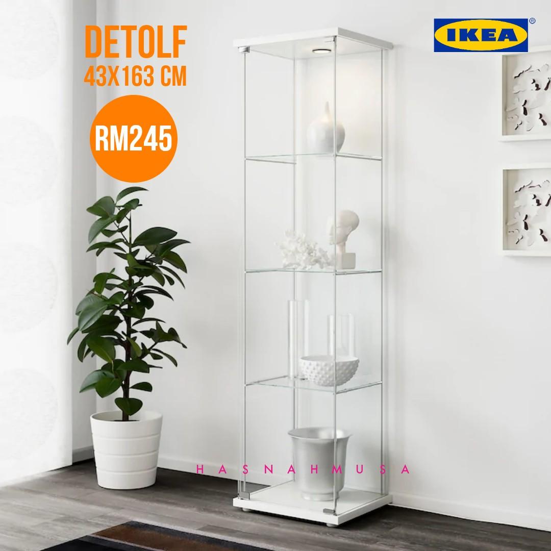 Rak kaca new arrivals detolf ikea