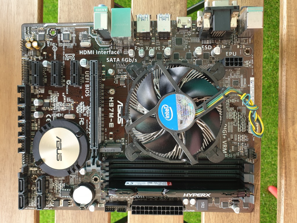 Intel i5 4460 3.2GHz + Asus H97M-E (LGA 1150 Motherboard) + 8GB