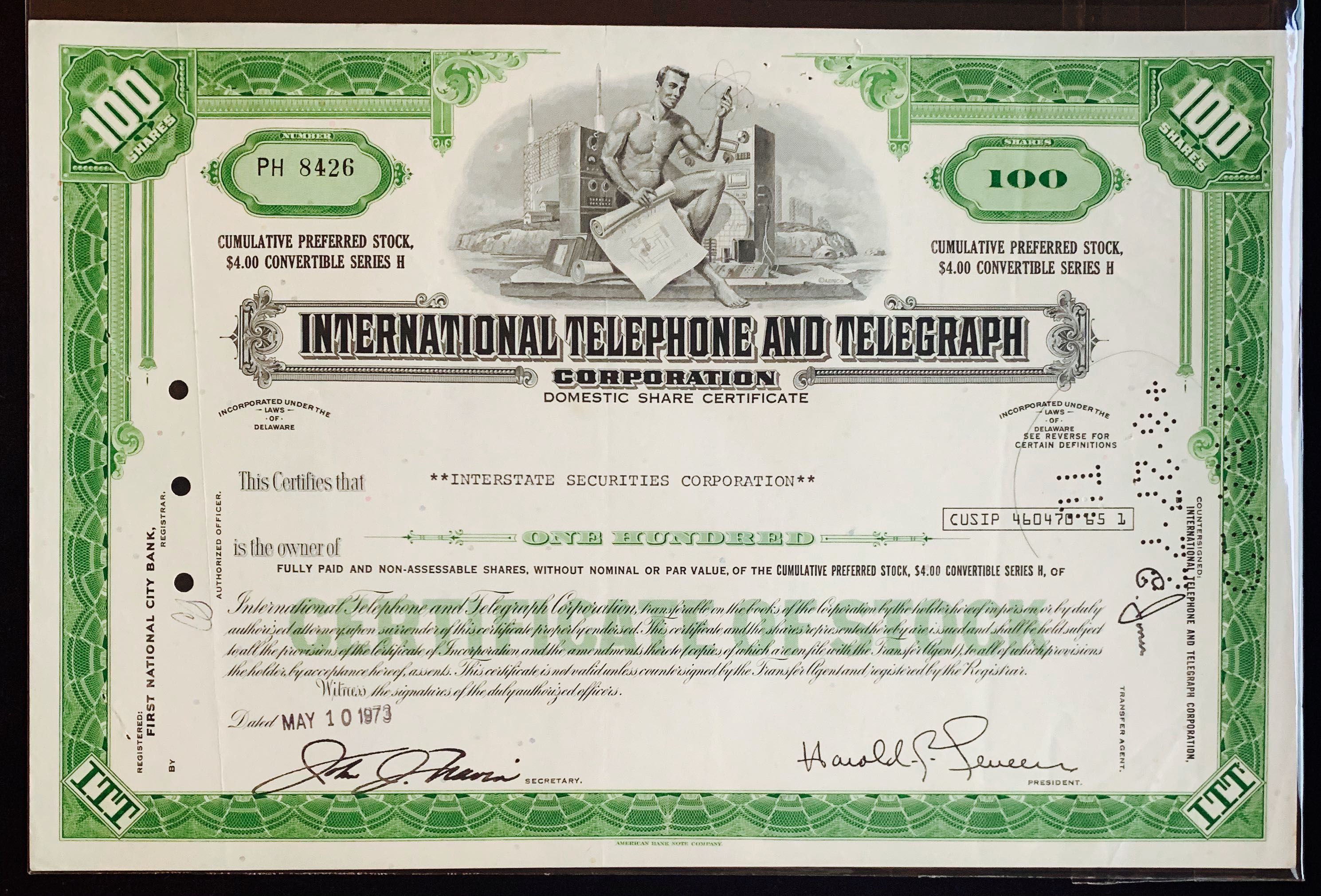 International Telephone Telegraph 1973 Advertisement Vintage ITT New York Ad