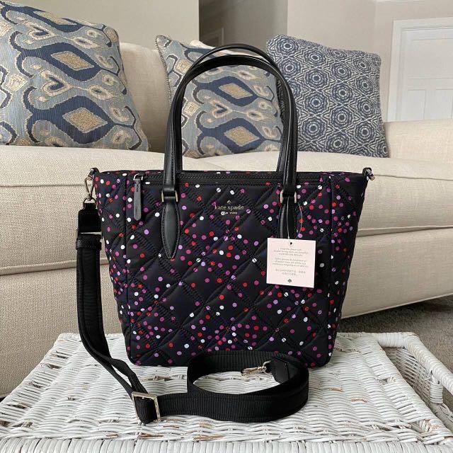 Kate Spade Jae Nylon Quilted Fiesta Confetti Medium Satchel, Women's  Fashion, Bags & Wallets, Purses & Pouches on Carousell